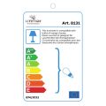Energie-Label LIFETIME KLemmlampe