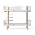 Etagenbett für Kinder - Weiss/Eiche - Oliver Furniture Wood Original