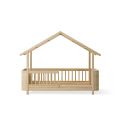 Hausbett WOOD Mini+ mitwachsend - Eiche - Oliver furniture