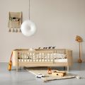 Babybett WOOD Mini+ mitwachsend inkl. Umbauset zum Juniorbett - Eiche - Oliver furniture