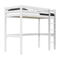 Hochbett für Kinder 90 x 200 - mit Leiter - weiß - LIFETIME Elements