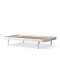 Wood Lounger Bett 120 Weiss- Oliver furniture