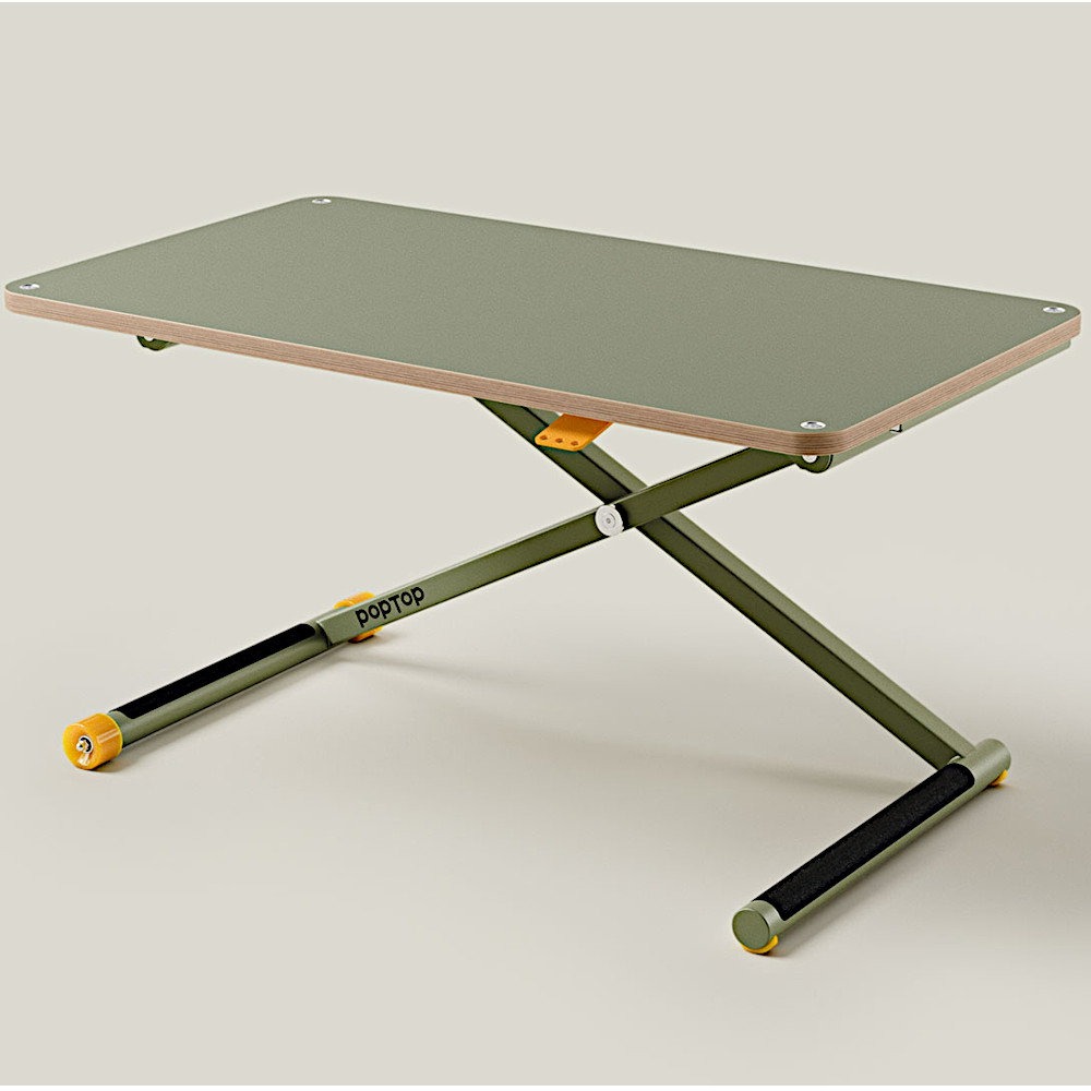 poptop höhenverstellbarer Kinderschreibtisch - grün