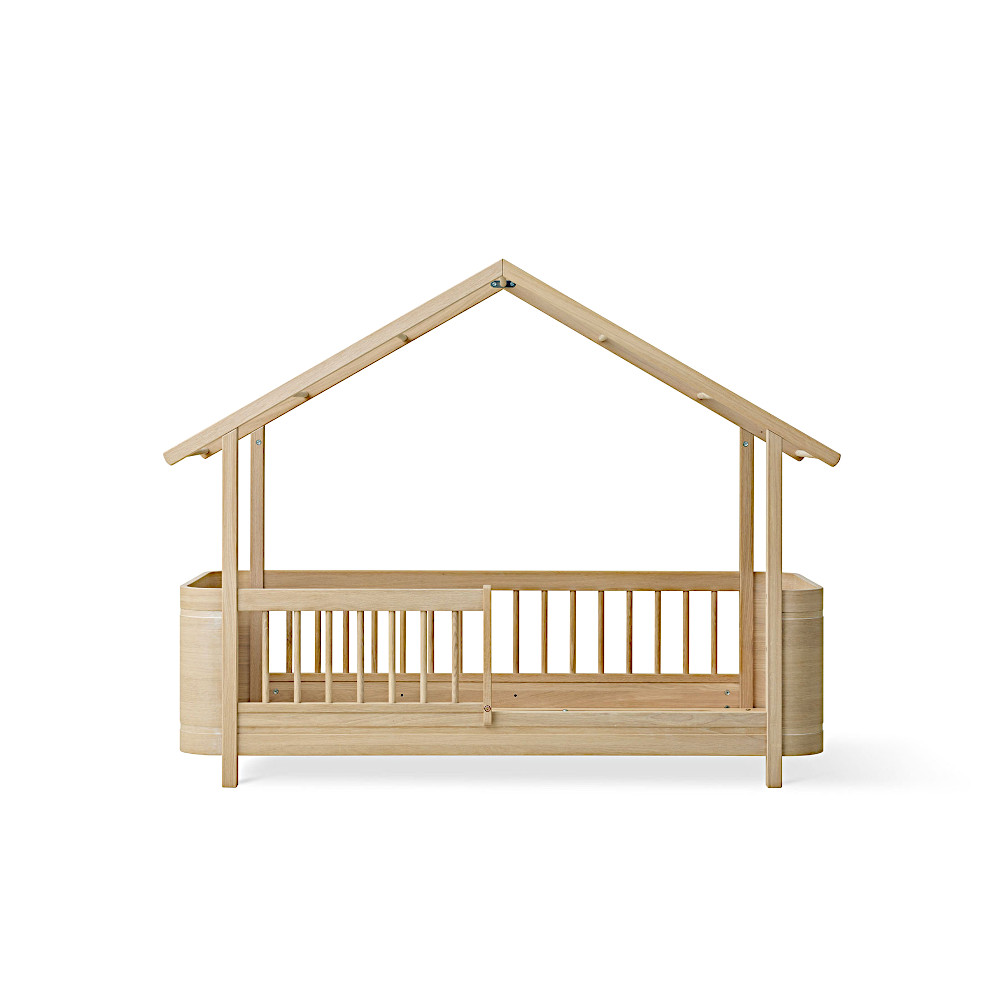 Hausbett WOOD Mini+ mitwachsend - Eiche - Oliver furniture